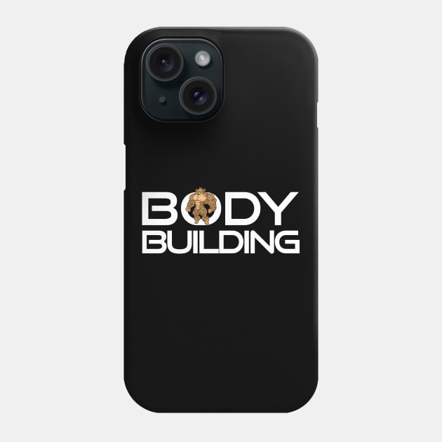 Bodybuilding Teddy Bear Phone Case by TahudesignsAT