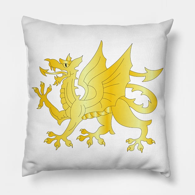 Dragon Design Pillow by Pet & Nature Lovers