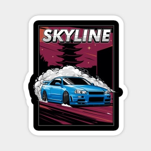 Nissan Skyline Drift Magnet