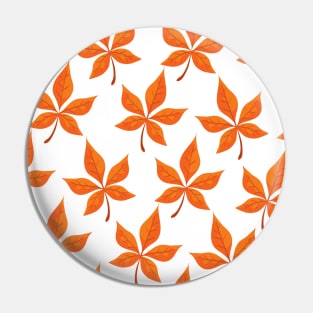 Beautiful Fall Autumn Pattern Pin