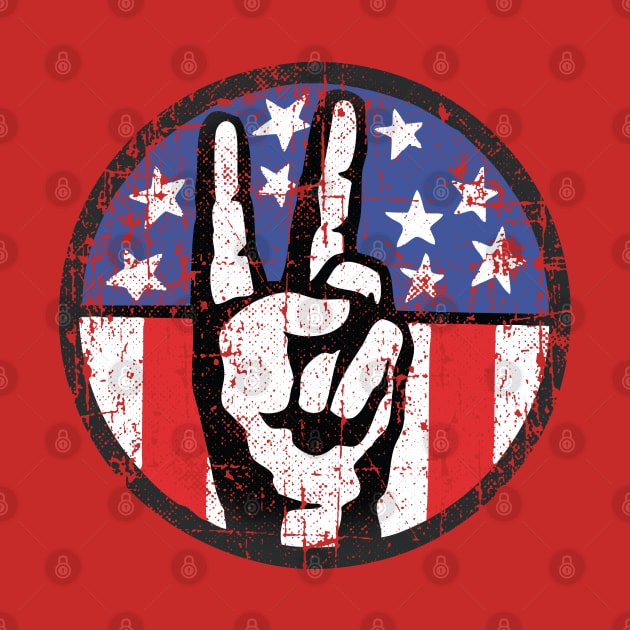 Peace Sign Flag by artbitz