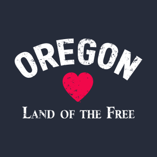 OREGON LAND OF THE FREE T-Shirt