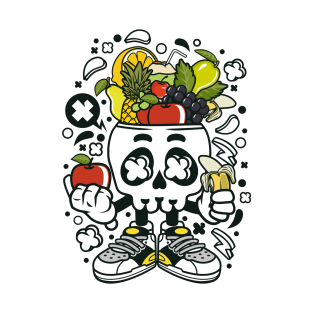 Fruit Skull Head T-Shirt