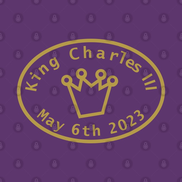 King Charles III May 6th 2023 Coronation Small by ellenhenryart