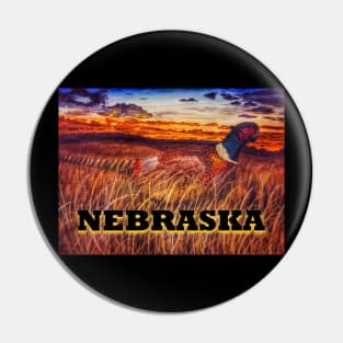 Nebraska Pheasant Pin