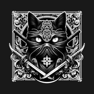 Black Cat Ninja T-Shirt