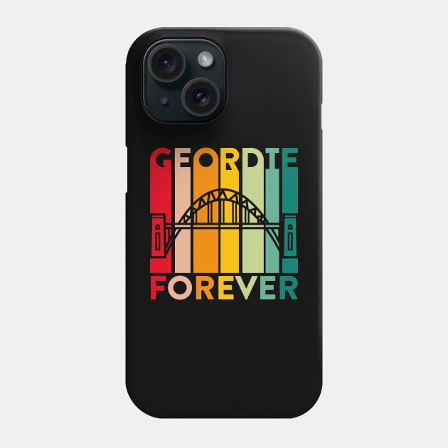 Geordie Forever | Newcastle Geordie Toon Army Vintage Sunset Phone Case by Rixta Tees