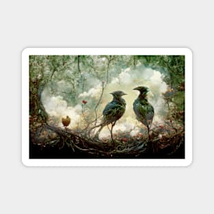 Two Birds In A Doomed Forest Magnet