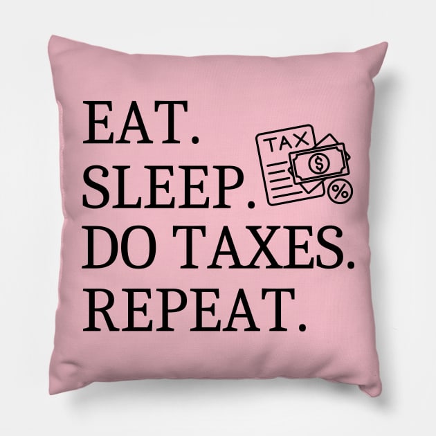 Funny Tax Season CPA Accountant Tax preparer assistant mom Pillow by Printopedy