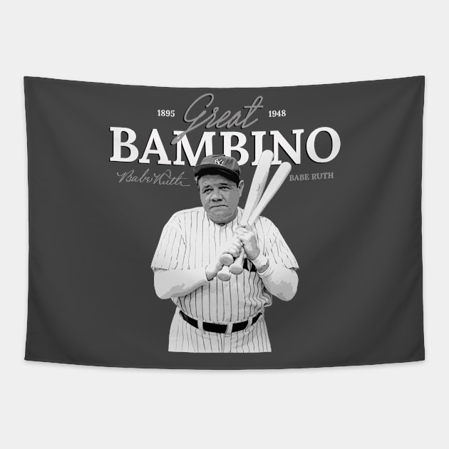 Babe Ruth Tapestry by Juantamad