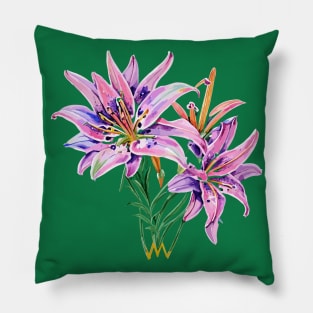 Fantasy Lilies Pillow