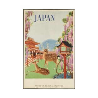 Japan Vintage Travel Poster T-Shirt