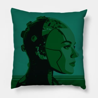 Cyber Girl Pillow