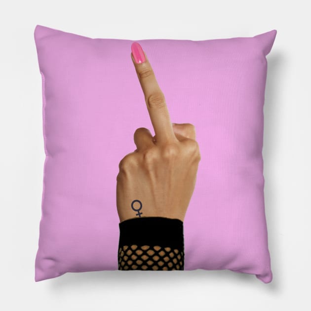 GRL PWR!!! Pillow by LanaBanana