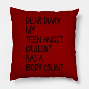 Dear Diary Pillow