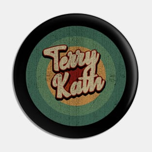 Circle Retro Vintage Terry Kath Pin