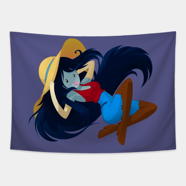 Sun Hat Marceline Tapestry by MarilithsBlades