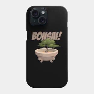 Bonsai! A bonsai tree in a decorative pot Phone Case