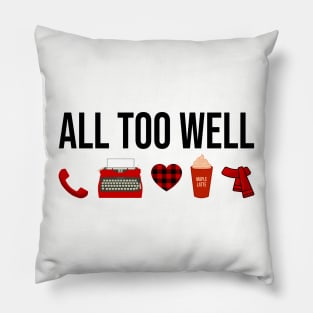 All Too Well Collage Taylor Swift Pillow