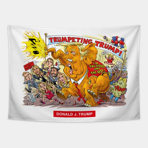 Donald Trump Tapestry by PLAYDIGITAL2020