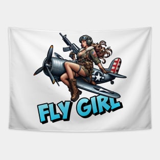 Fly Girl Tapestry