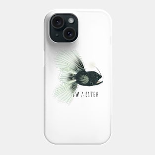 I'm a biter - black Phone Case