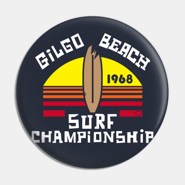 Gilgo Beach Surf Championship Pin by Off Peak Co.