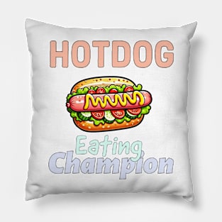 Hot dog eating champion Pillow