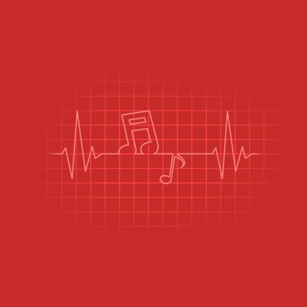 Heart Beat (Red) by TomWilkDesigns