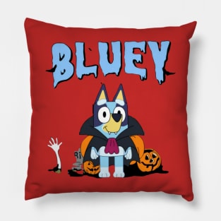 halloween bluey Pillow