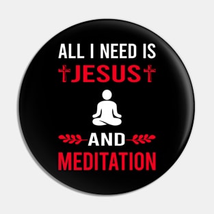 I Need Jesus And Meditation Meditate Meditating Mindfulness Pin