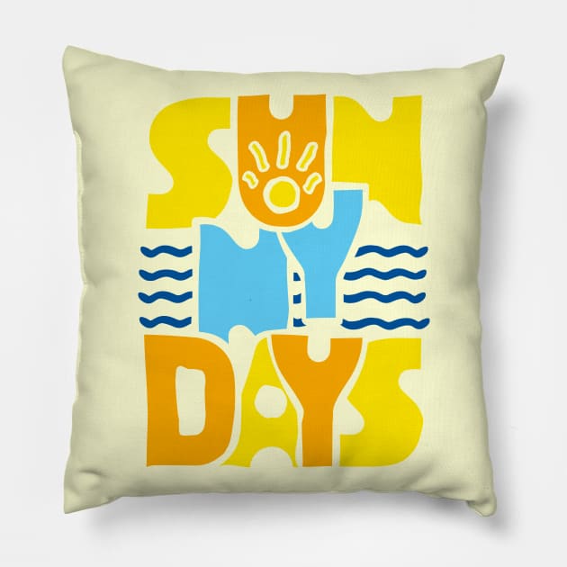 Sunny Days 2 Pillow by lents