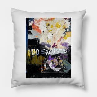 No exuces abstract art Pillow