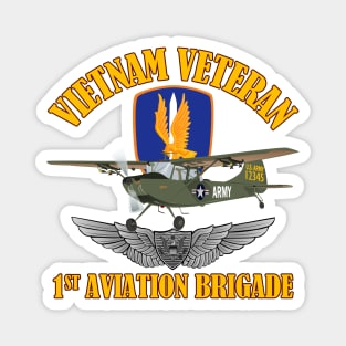 1st Avn Bde - OV-1 Mohawk Vietnam Magnet