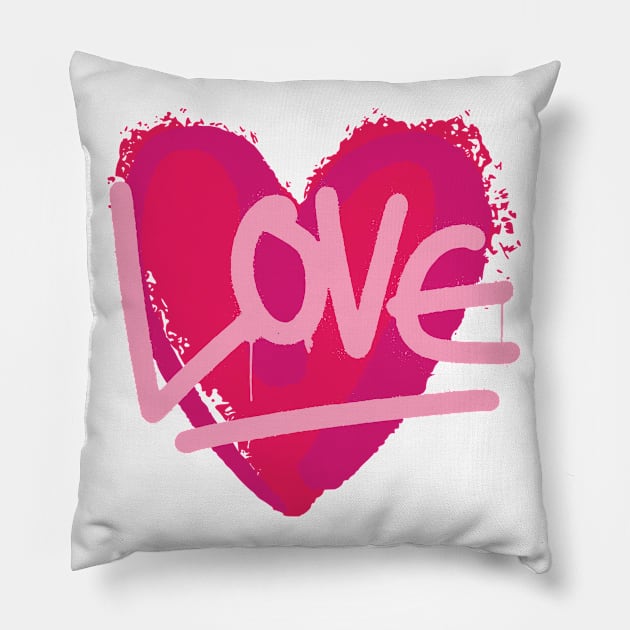 Love funny slogan Pillow by Teefold