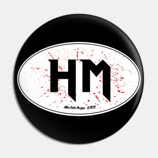 Heavy Metal Euro Style Car Decal Pin