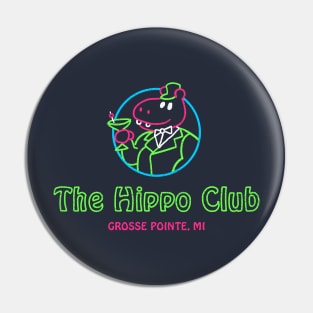 Grosse Pointe Blank Hippo Club T-Shirt Pin