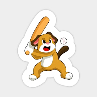 Dog Baseball Baseball bat Magnet