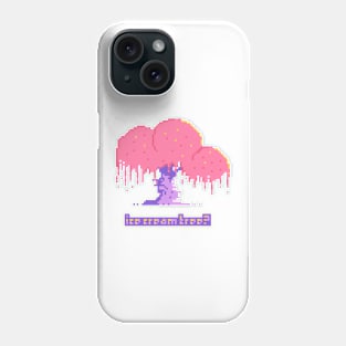 Ice Cream Tree Pixelart Phone Case