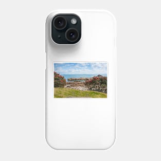 Scenic view from base of Mount Maunganui Phone Case