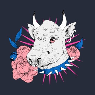 Vintage Retro Cow T-Shirt