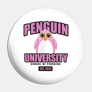 Penguin University - Pink Pin