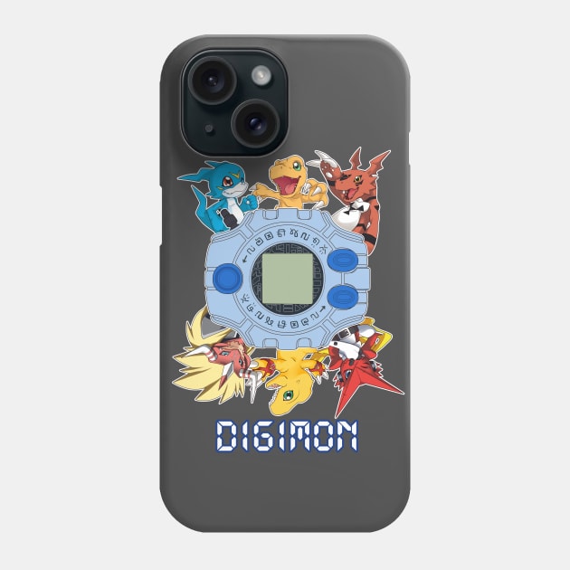 Digimon seasons Phone Case by sarahchibi