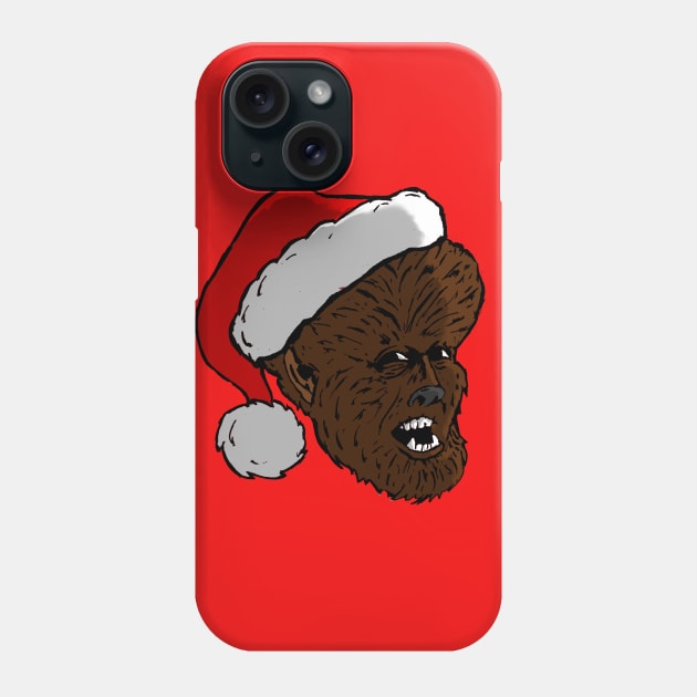 a wolfy christmas Phone Case by Undeadredneck