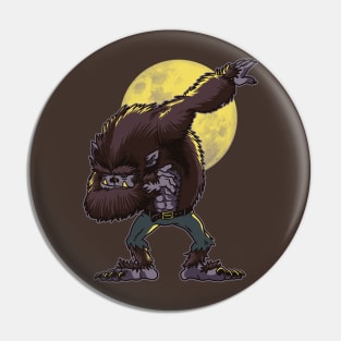 Dabbing Werewolf Pin