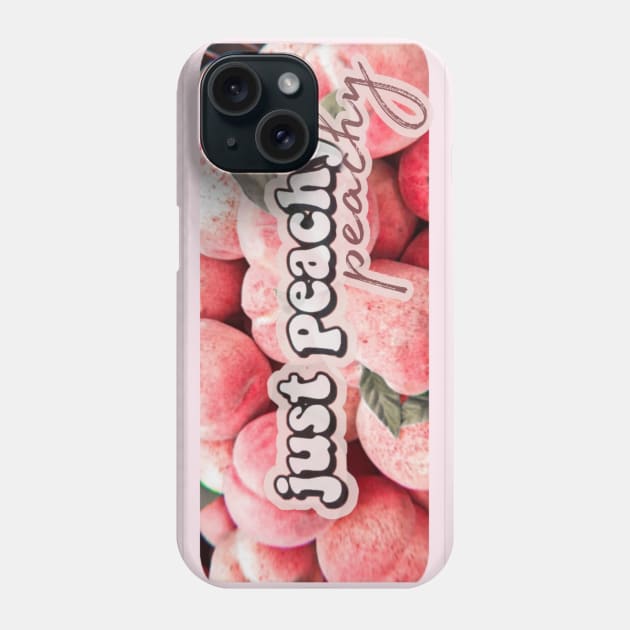 Peachy preach milk feminine cute kawaii pink vintage retro aesthetic beautiful dream love romantic Phone Case by AGRHouse