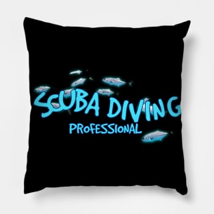 Scuba diving t-shirt designs Pillow