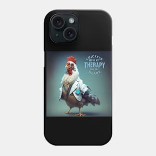 Chickens are the best therapy for the heart Phone Case