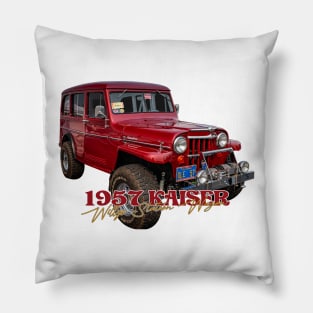 1957 Kaiser Willys Station Wagon Pillow