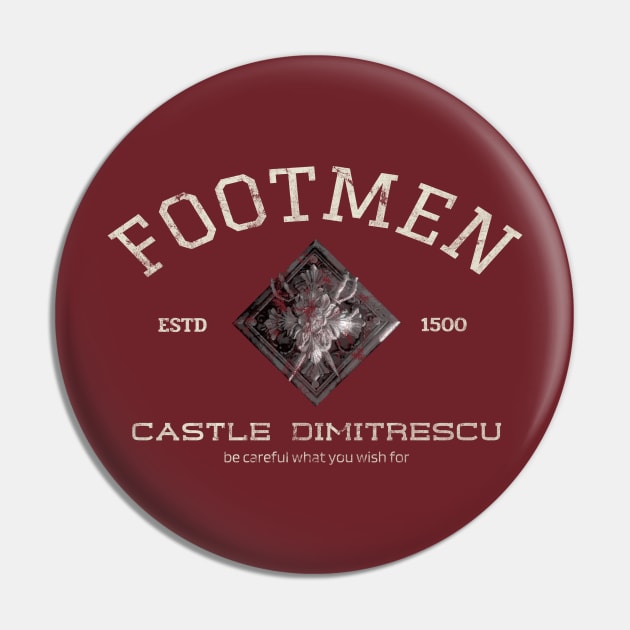 Castle Dimitrescu Footmen Pin by monoblocpotato